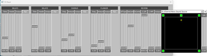Effects window